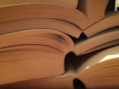 Free stock photo of book pages, book series, book stack