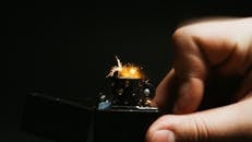 Fire Sparks from the Lighter