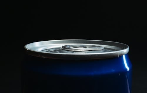 Close-Up Shot of a Tin Can 