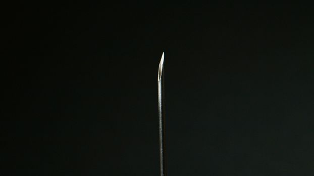 Macro Shot of a Sharp Needle