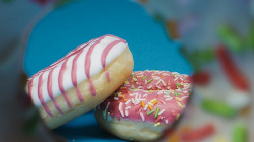 Sweet Donuts with Sprinkles