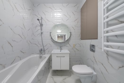 Luxurious Bathroom with Jacuzzi and Shower - jacuzzi bath with shower