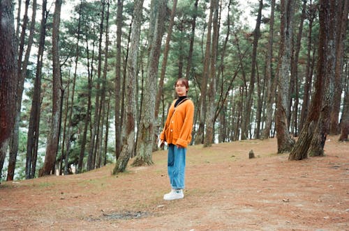 亞洲女人, 休閒, 森林 的 免費圖庫相片
