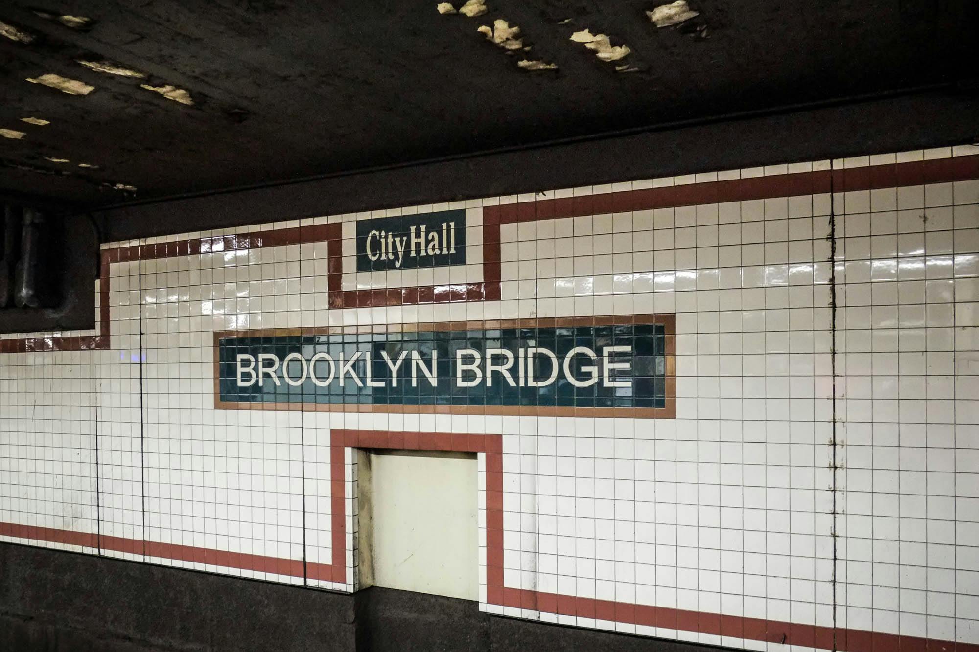 Free Stock Photo Of Brooklyn Bridge Subway Station, New York City, Nyc