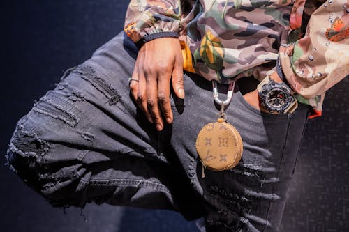 Close up of Man Hand and Watch