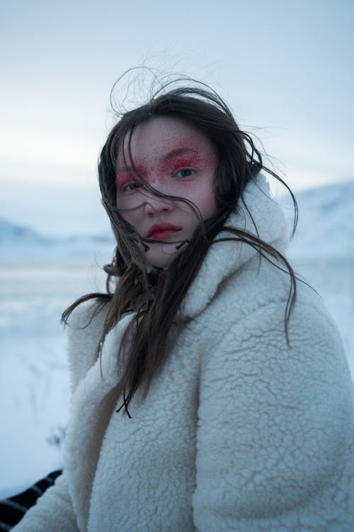 A Woman with Blood on Her Face