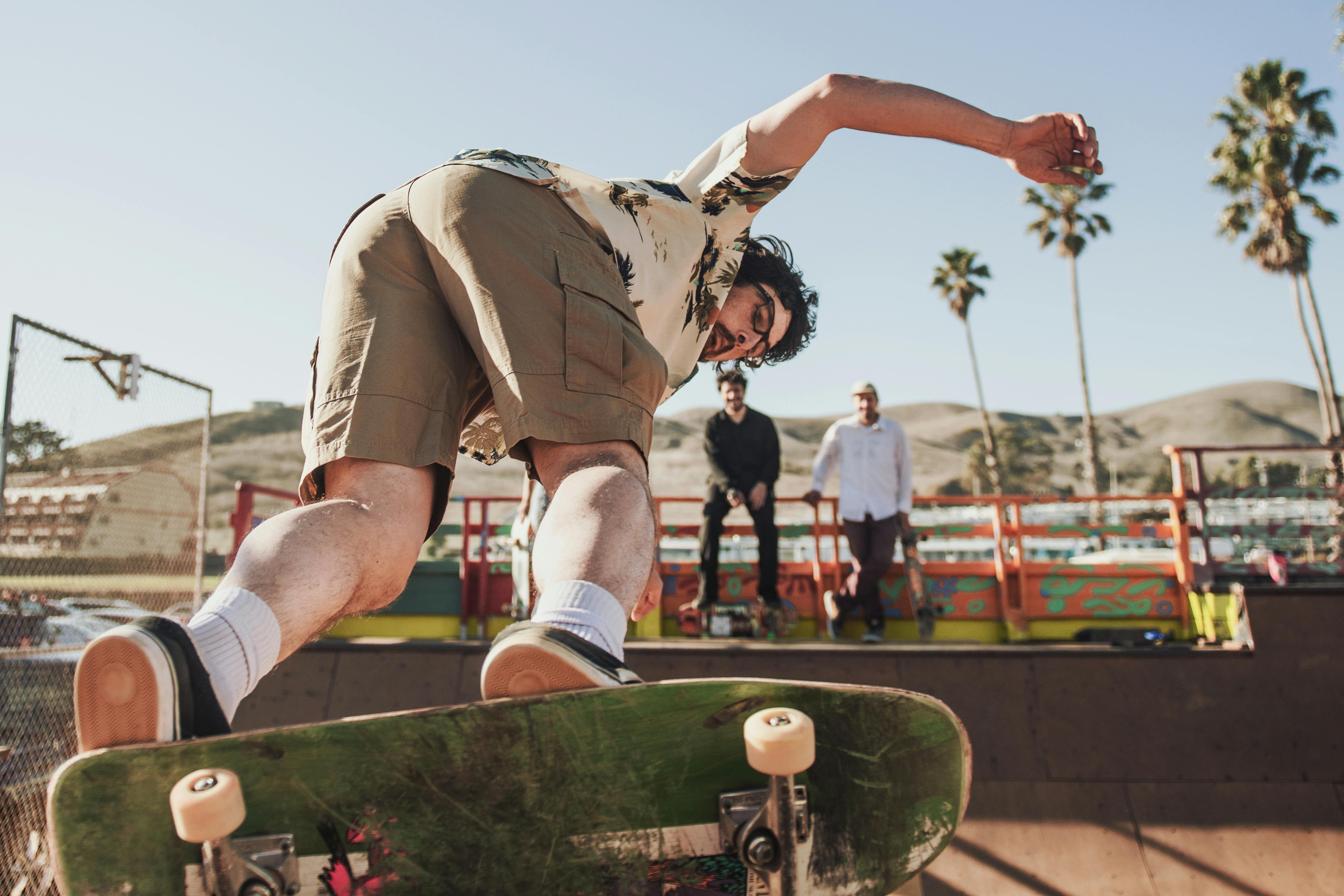 Time Lapse Photography of Man Doing Skateboard Trick · Free Stock Photo