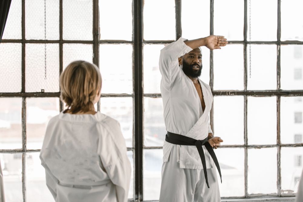 Entrenamiento de karate