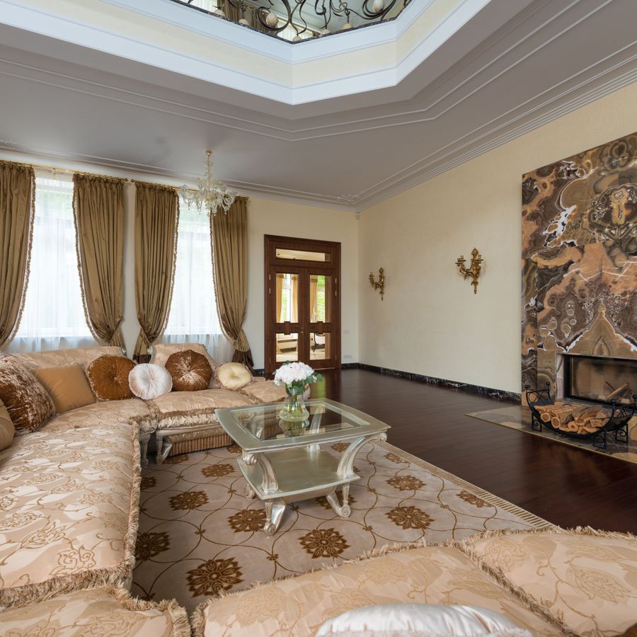 The Courtyard House — living area