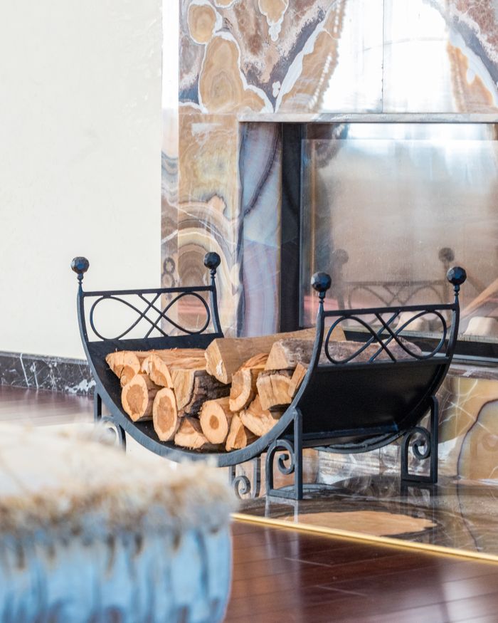 Marble feature wall detail