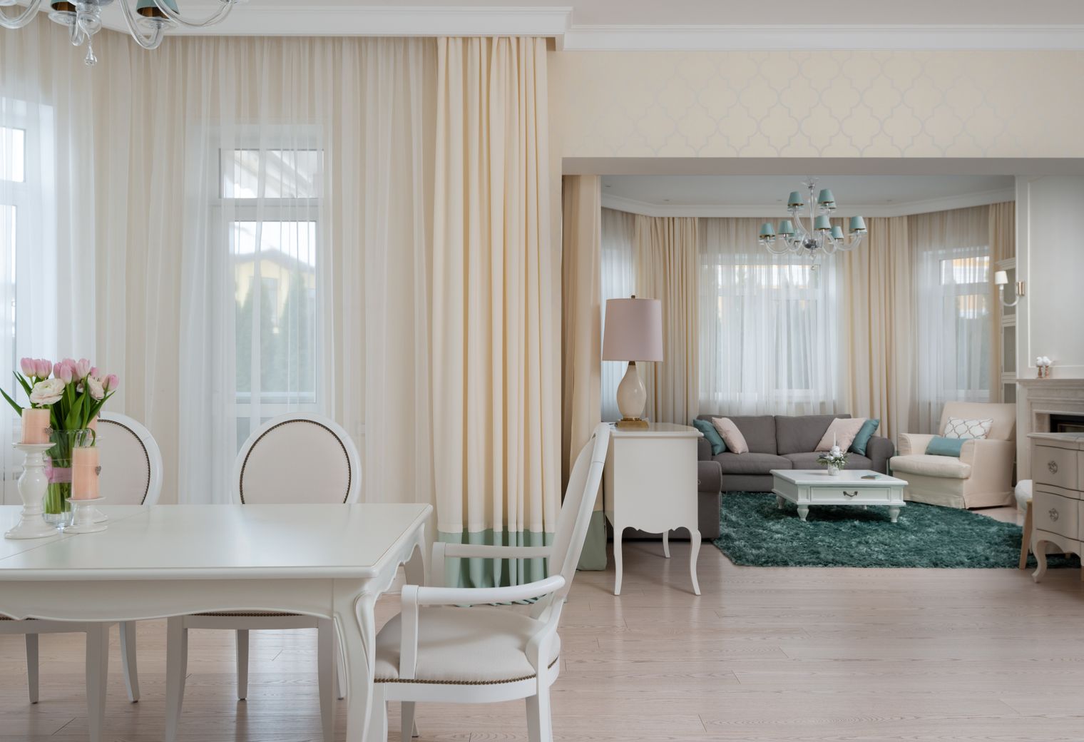 Wallpapering in Belmont — surfaces prepped and cut in by hand