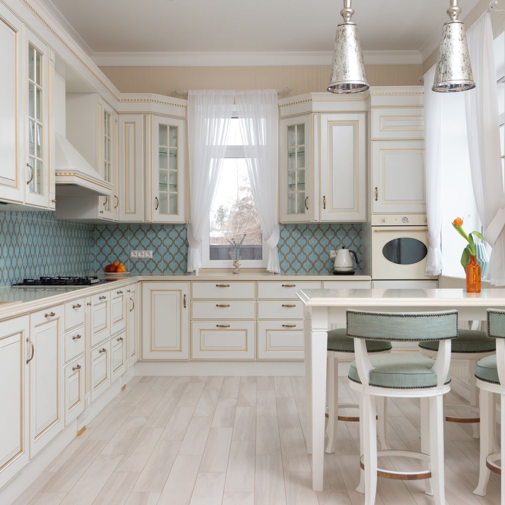 Kitchen Spraying in Belmont — a freshly painted, spotless finish