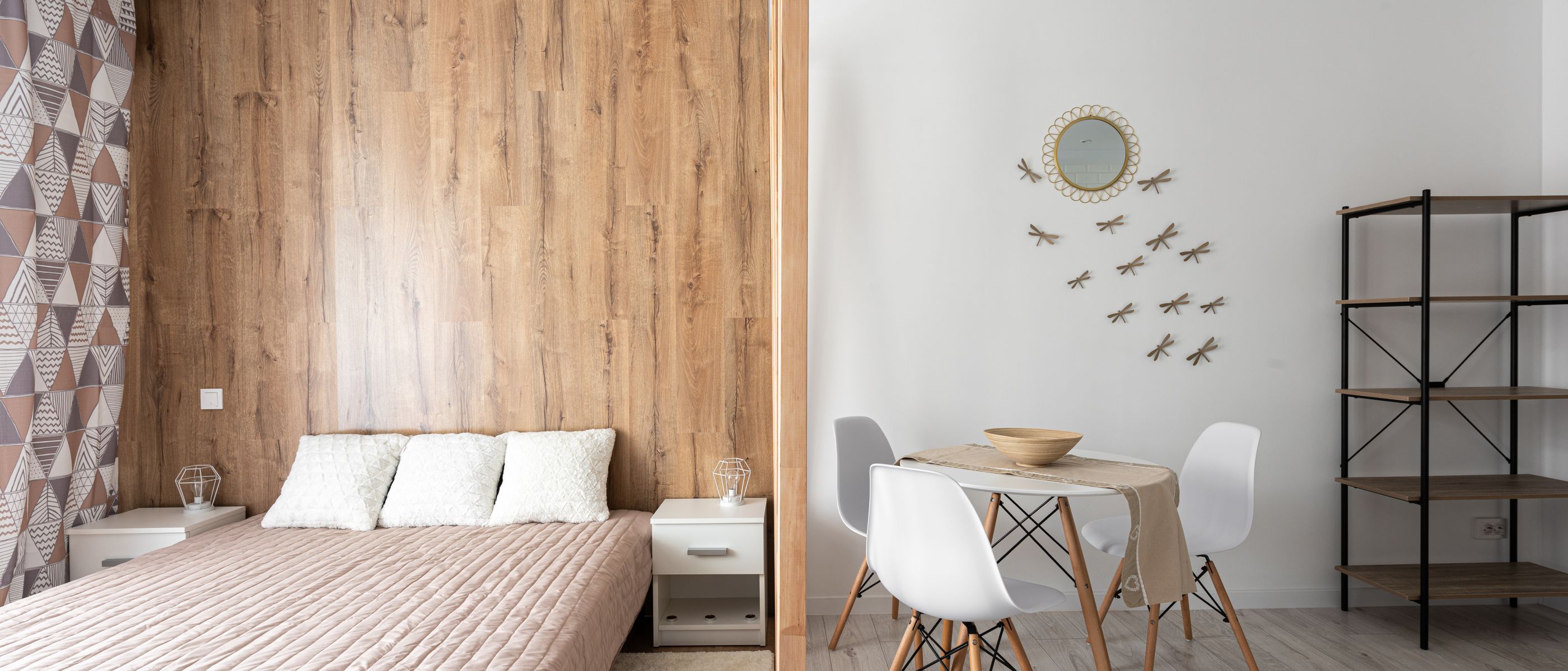 Wallpapering in Harringay — surfaces prepped and cut in by hand