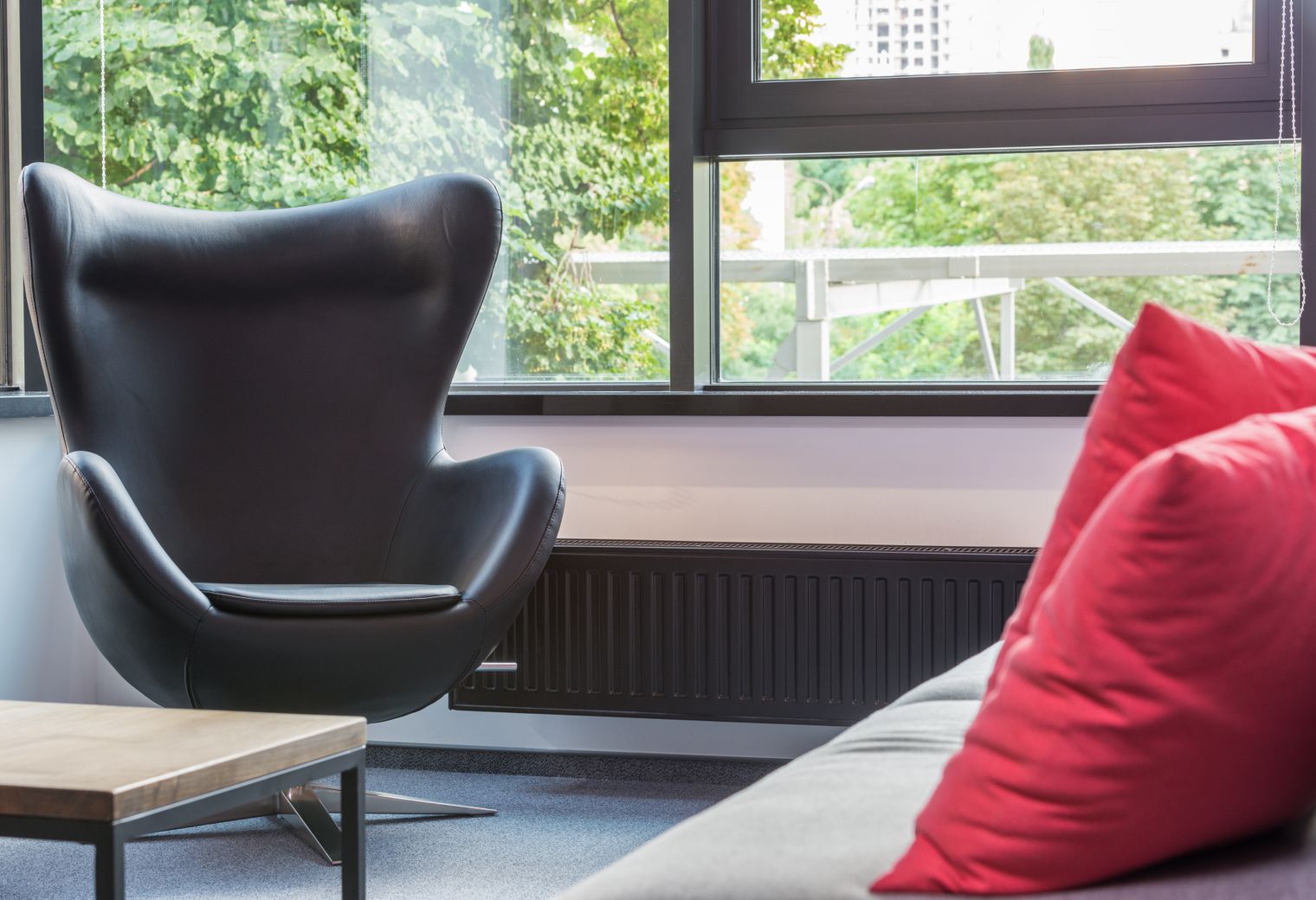 Easton on the Hill — office relocation team moving desks and equipment
