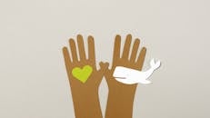 Close-Up Shot of Paper Cutouts