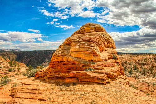 Rock Formation in the Zion National Park in Utah