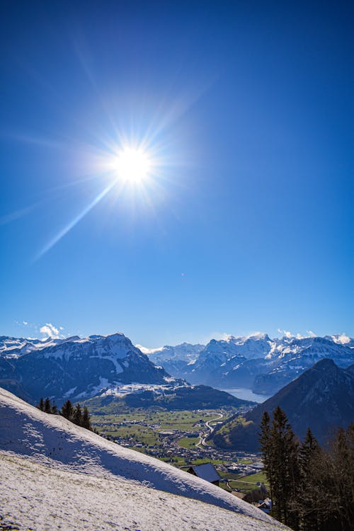 Free stock photo of giant mountains, high altitude, mountain background Stock Photo