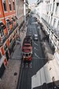 Red Bus on the Street