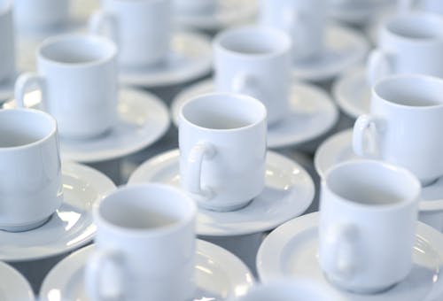 fincanlar, kahve fincanları, kupalar içeren Ücretsiz stok fotoğraf