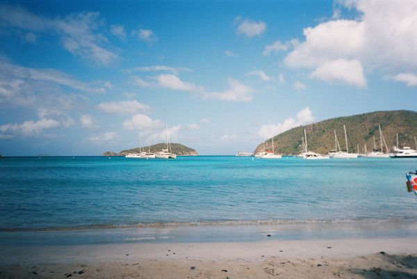 Caribbean Beach Sailboats jigsaw puzzle
