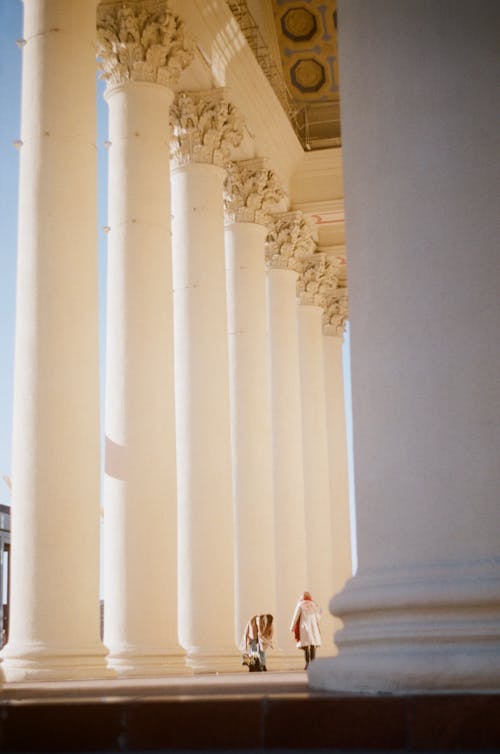 Beautiful Ornamented Corinthian Columns