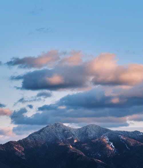 Clouds Formation over the Mountain