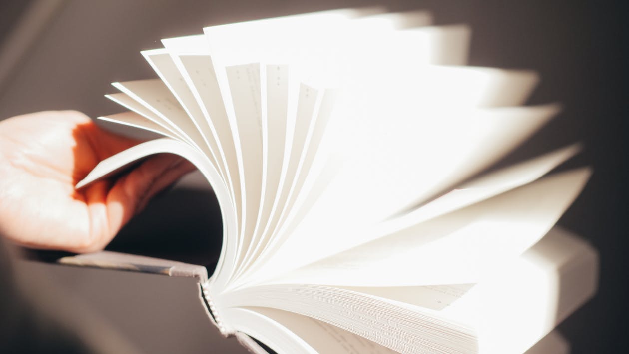 A Book's Pages Being Flipped Through · Free Stock Photo