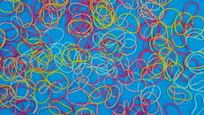 A Close-Up Shot of Rubber Bands