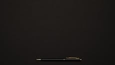 Black Pen on Black Background