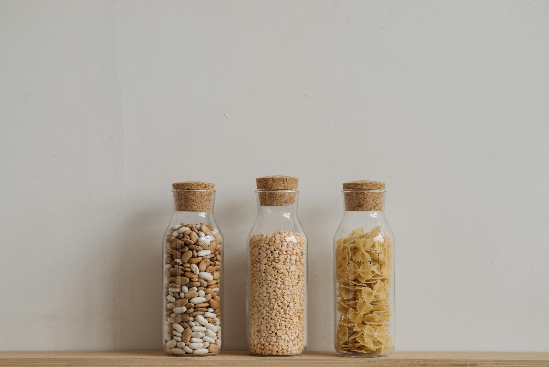 Photo of Sorted Food in Jars