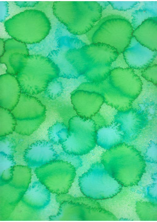 Бесплатное стоковое фото с абстрактный, акварель, зеленый