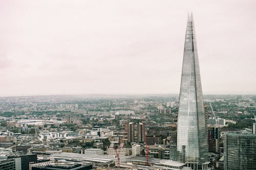 Free Aerial View of Concrete Building Stock Photo