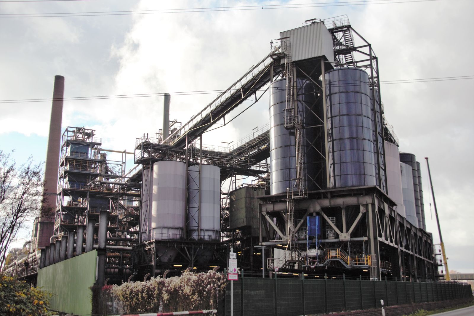 Planta industrial química — foto de stock (Pexels)