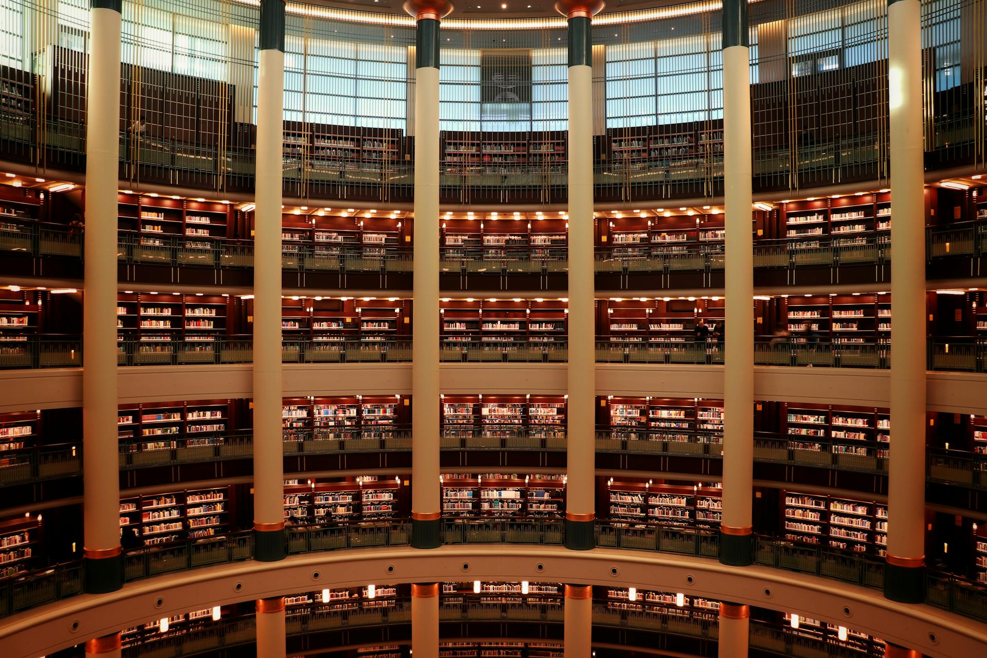 The Interior of the Presidential Library