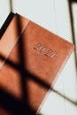 A Leather Covered Planner