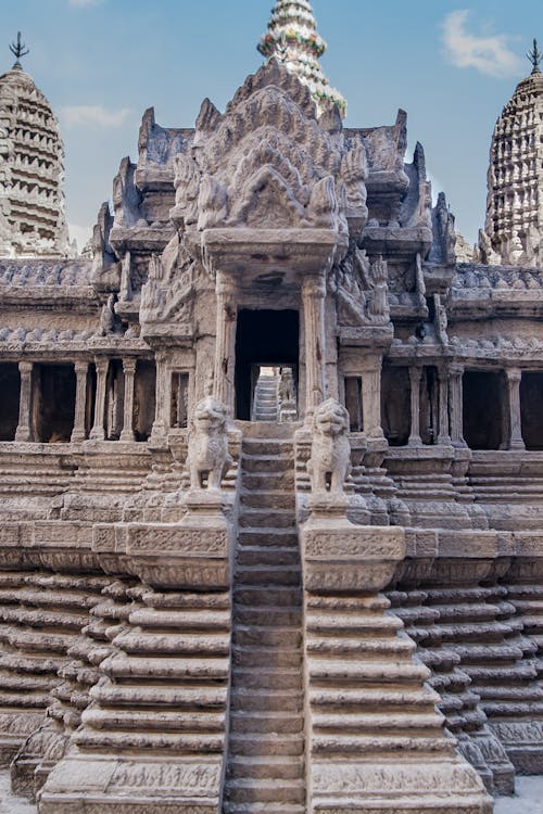 Immagine gratuita di angkor thom, antico, architettura