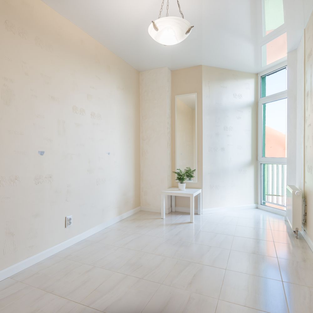 Plastering and Skimming in Selsdon — careful masking before painting begins