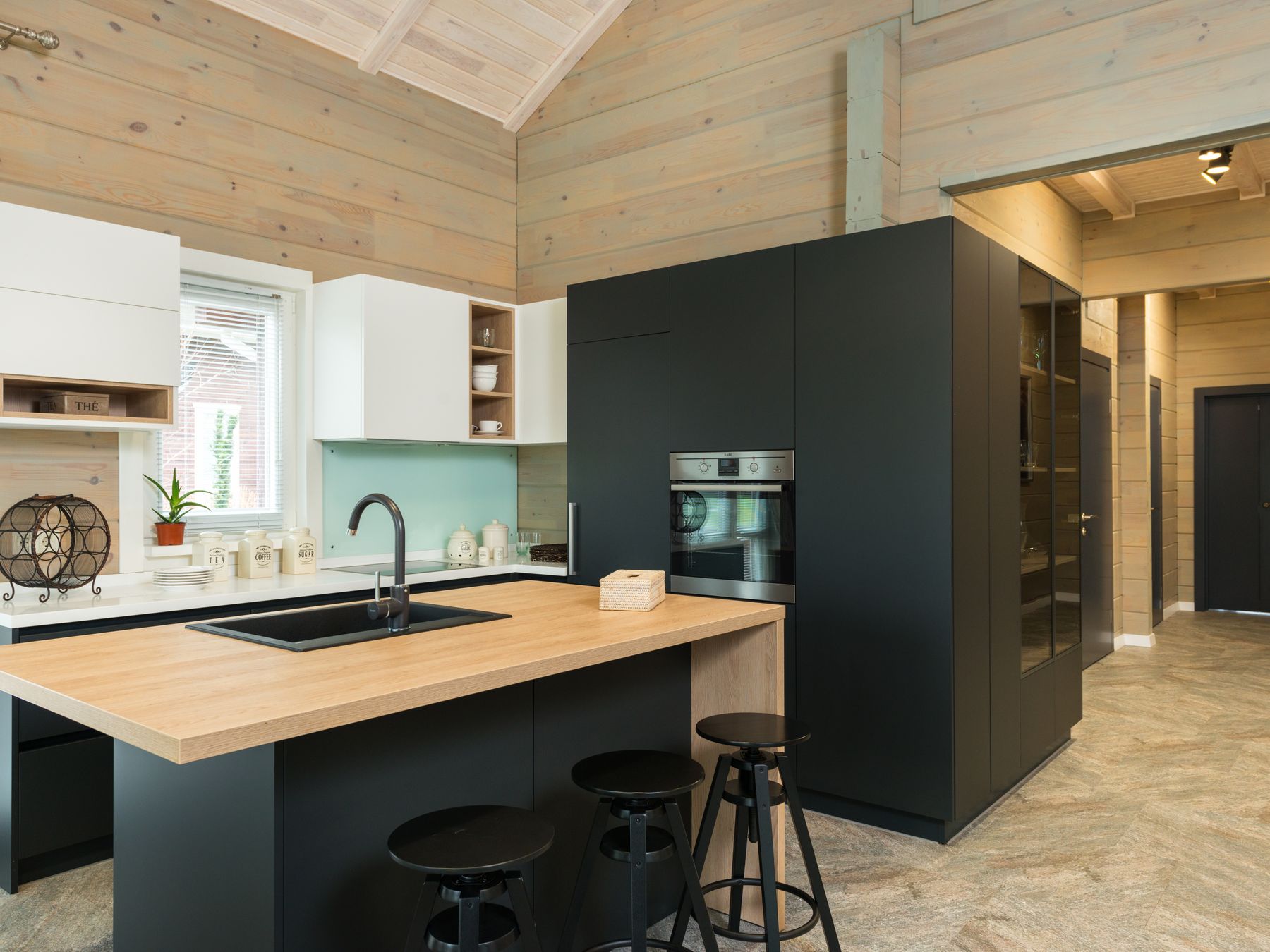 Kitchen Spraying in Hither Green — walls rolled to an even, flat finish