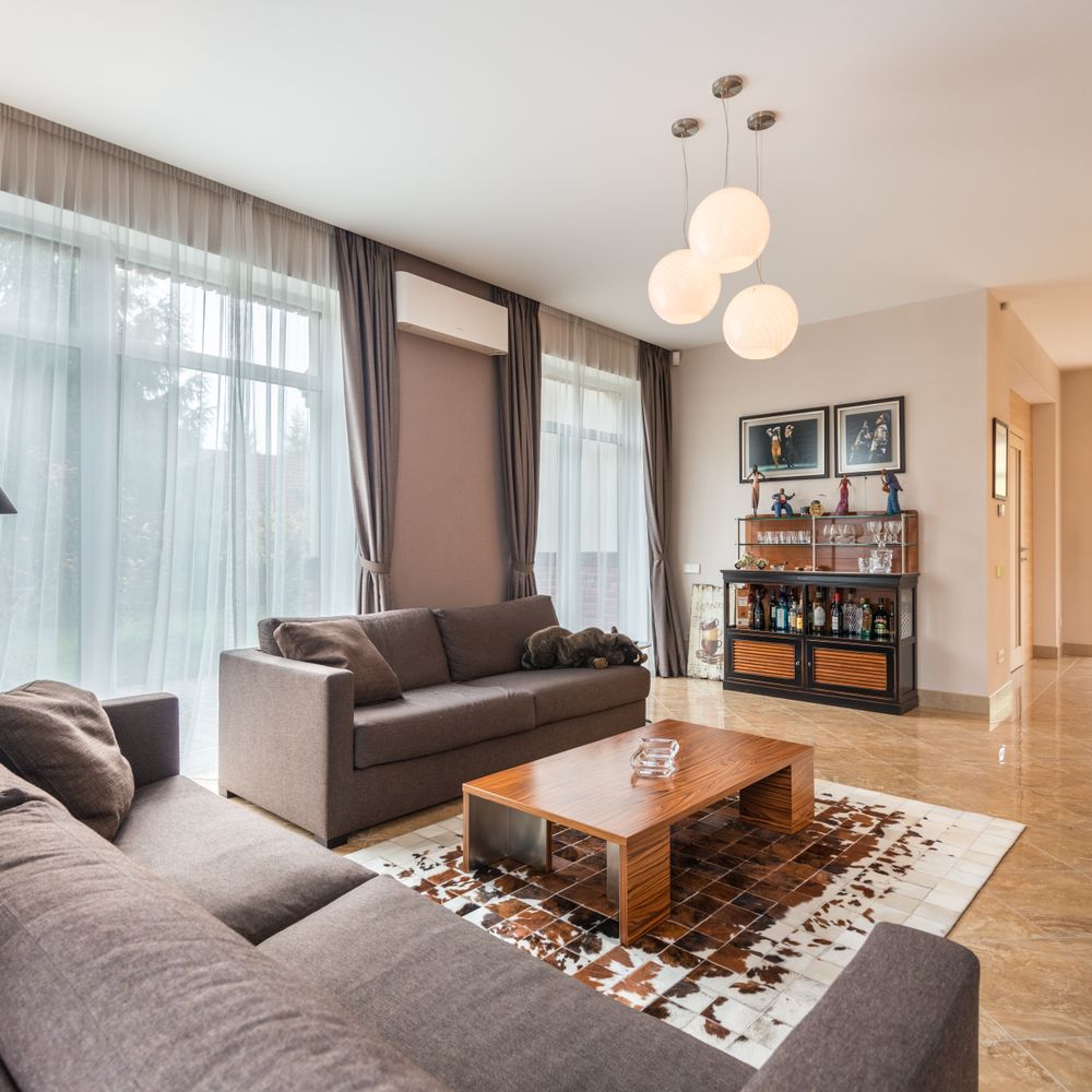 House Painting in Brent Park — dust sheets down and the room fully protected
