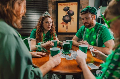 People in Green Outfit Celebrating St. Patrick's Day