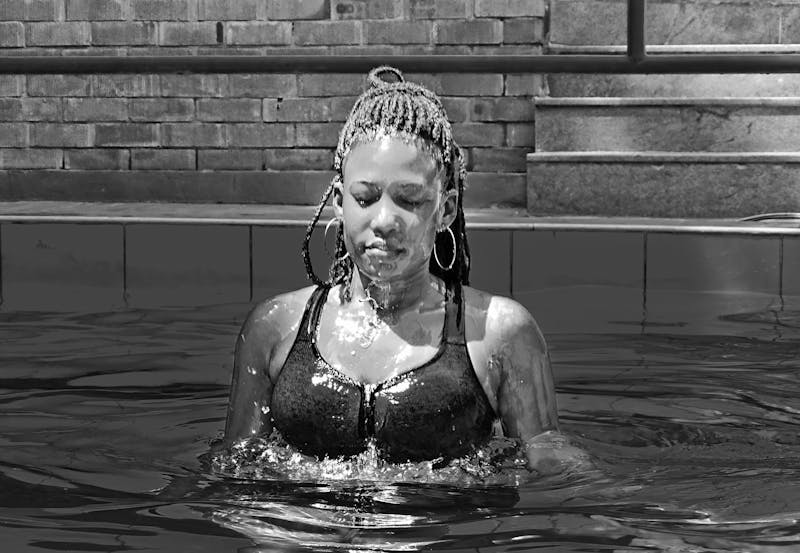 Property manager reviewing plans