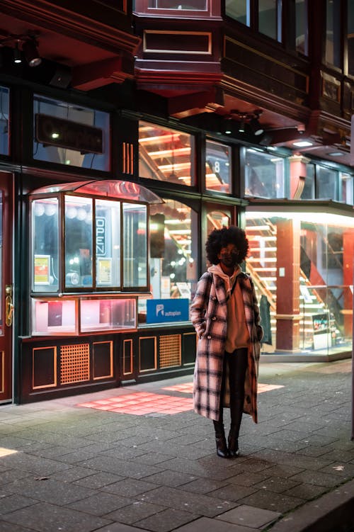 Gratis stockfoto met afro, Afro-Amerikaanse vrouw, architectuur