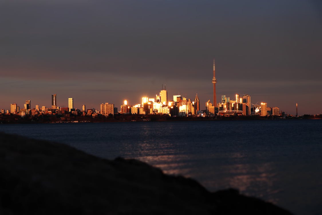 Immagine gratuita di alba, canada, città