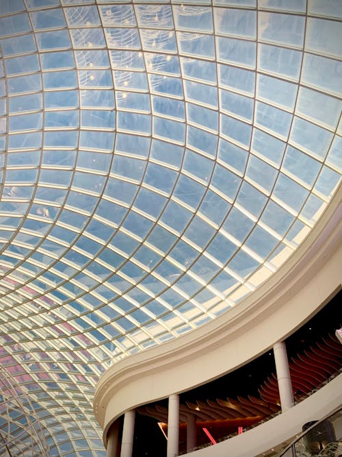 Close-up of Chadstone Shopping Centre Glass Ceiling