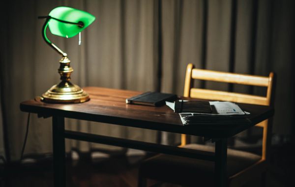 Desk lighting for less eye strain