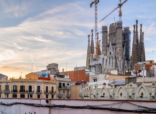 Buildings Under a Blue Sky