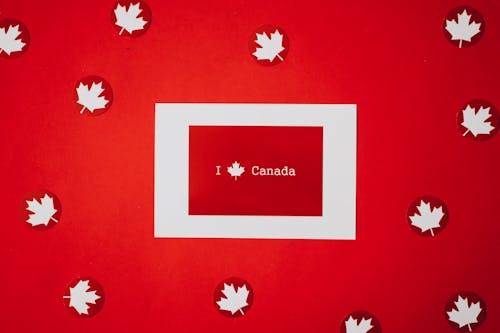 Photos gratuites de canada, carte rouge, conceptuel