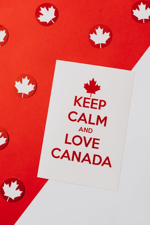 Kostenlos Kostenloses Stock Foto zu ahornblätter, begrifflich, bleib ruhig und liebe kanada Stock-Foto