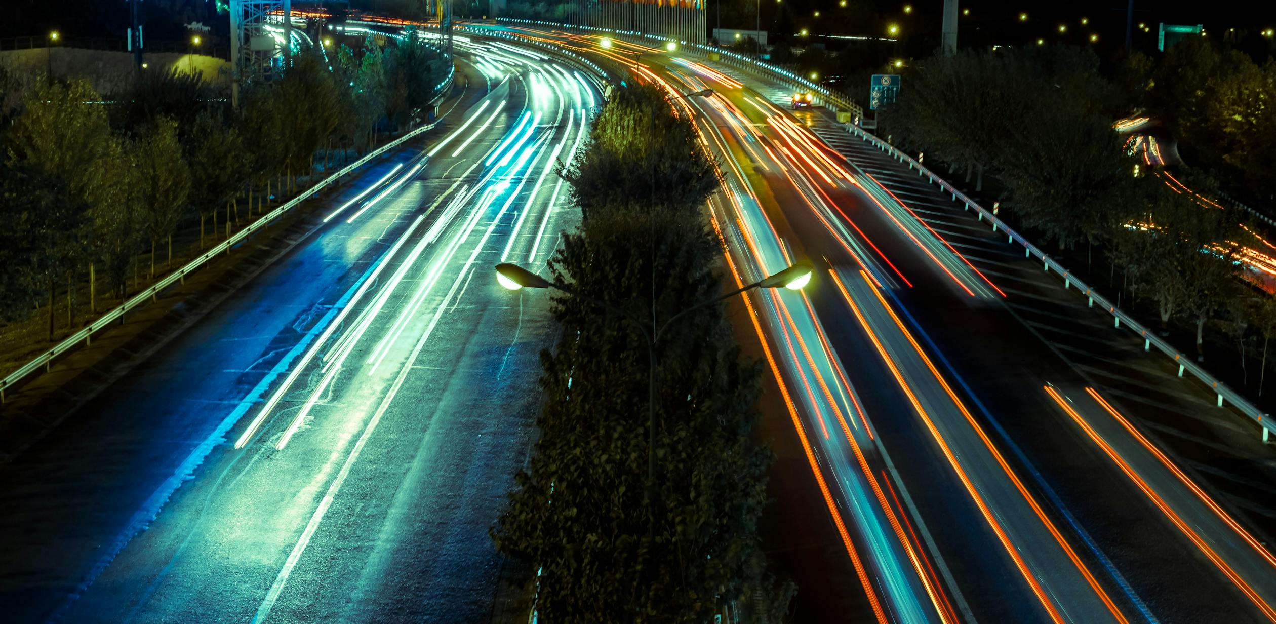 Free stock photo of car lights, cars, city