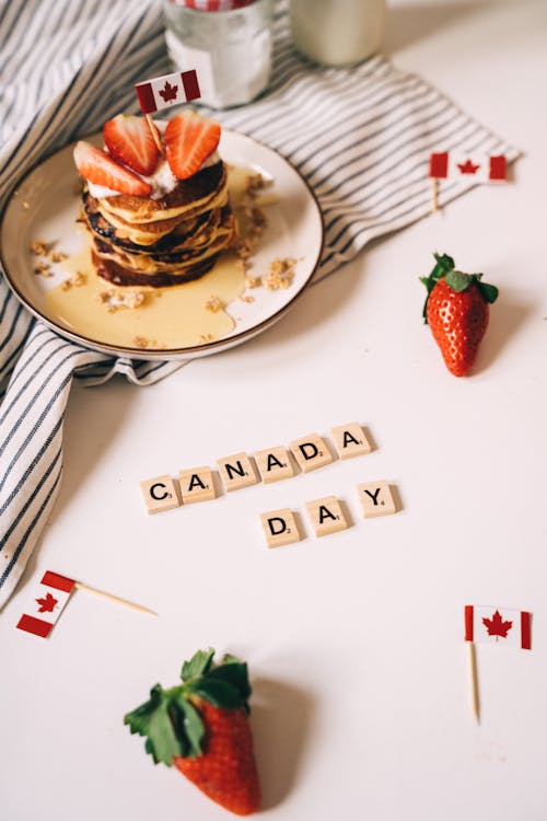 Fotos de stock gratuitas de azulejos de scrabble, bandera canadiense, bandera de canadá